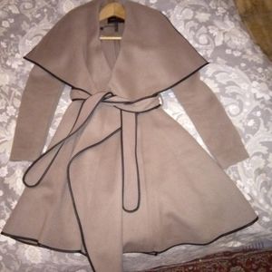 BCBG Max Azria wool wrap coat